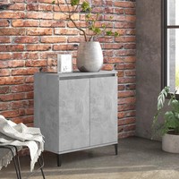 Schmales Sideboard Betongrau 60X35X70 Cm Holzwerkstoff