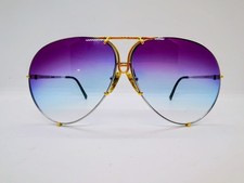 Vintage Porsche Design By Carera 5621 Sunglasses - Custom Bicolor Silver/ Gold