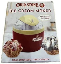 Cold stone Creamery - Ice Cream Maker - 1 Pint Fully Automatic(Box Never Opened)
