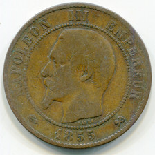 France 10 Centimes 1855 (a)    lotjan4268
