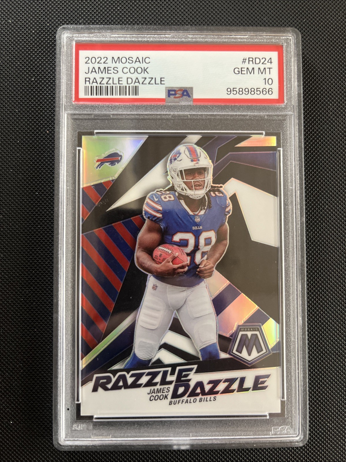 James Cook Panini Mosaic Razzle Dazzle #RD24 Base