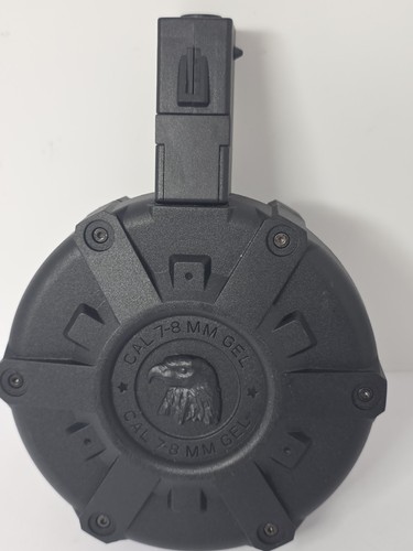 7-8mm Gel Ball Blaster Electric Drum Magazine Eagle Logo