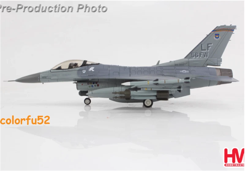 Hobby Master 1/72 HA38062 F-16C Block 42 USAF 56th FW Commander 2009 In Stock - Image 3 of 4