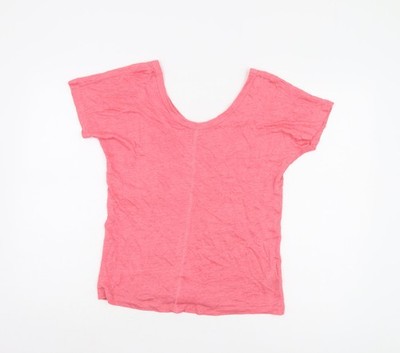 Part Two T-Shirt Damen XS Rosa Leinen Relaxed Fit
