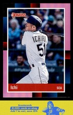 2022 Donruss Ichiro Holo Pink Nickname Ichi variation card #240b Mariners