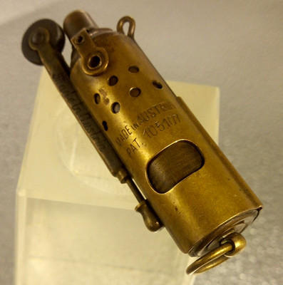 IMCO Sturmfeuerzeug Benzinfeuerzeug Made in Austria Patent 105107 Sammler