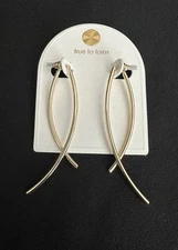 True To Form Front And Back Stick Earrings 