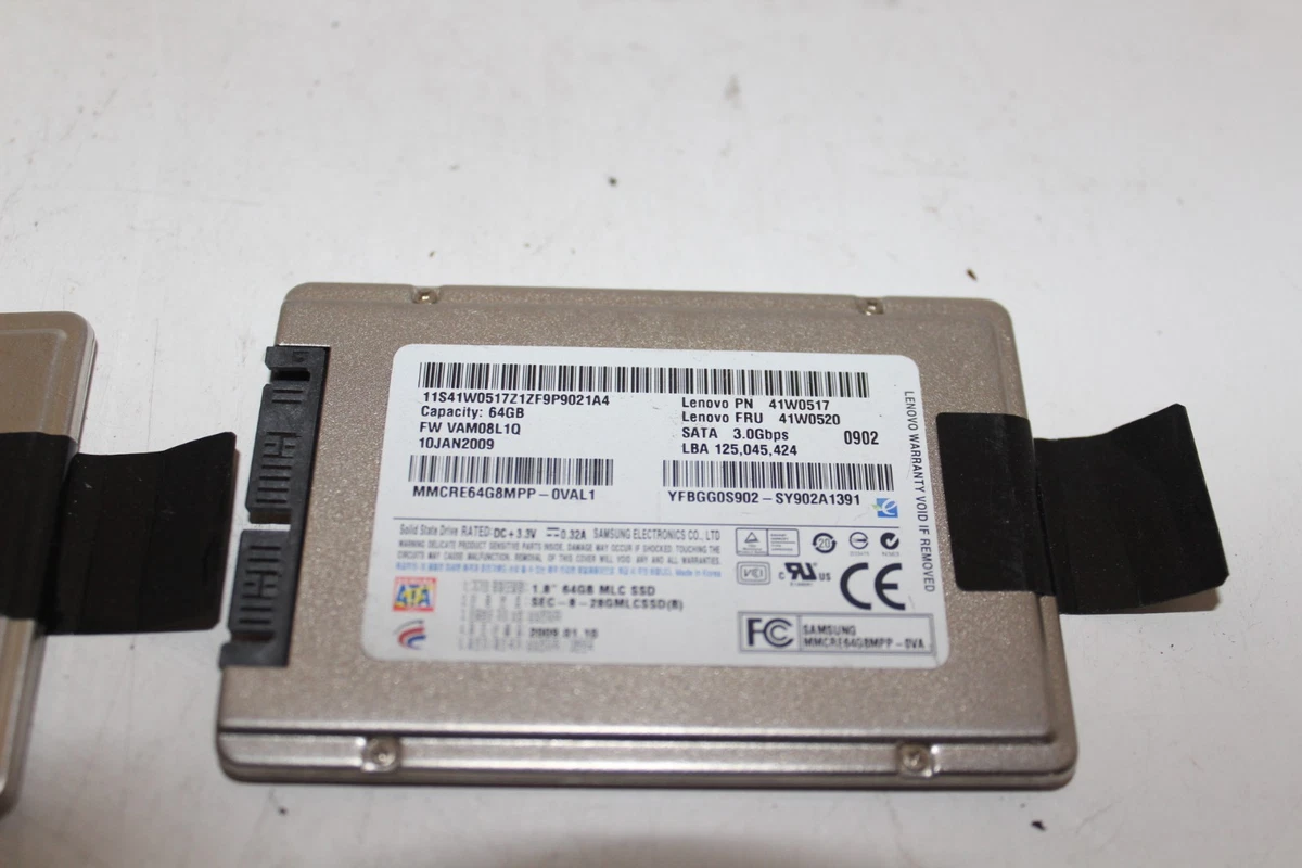 Samsung 64 GB Solid State Drives 1.8 in Form Factor for sale | eBay