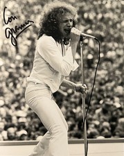 LOU GRAMM SIGNED 8x10 PHOTO FOREIGNER LEAD SINGER AUTOGRAPHED RARE COA