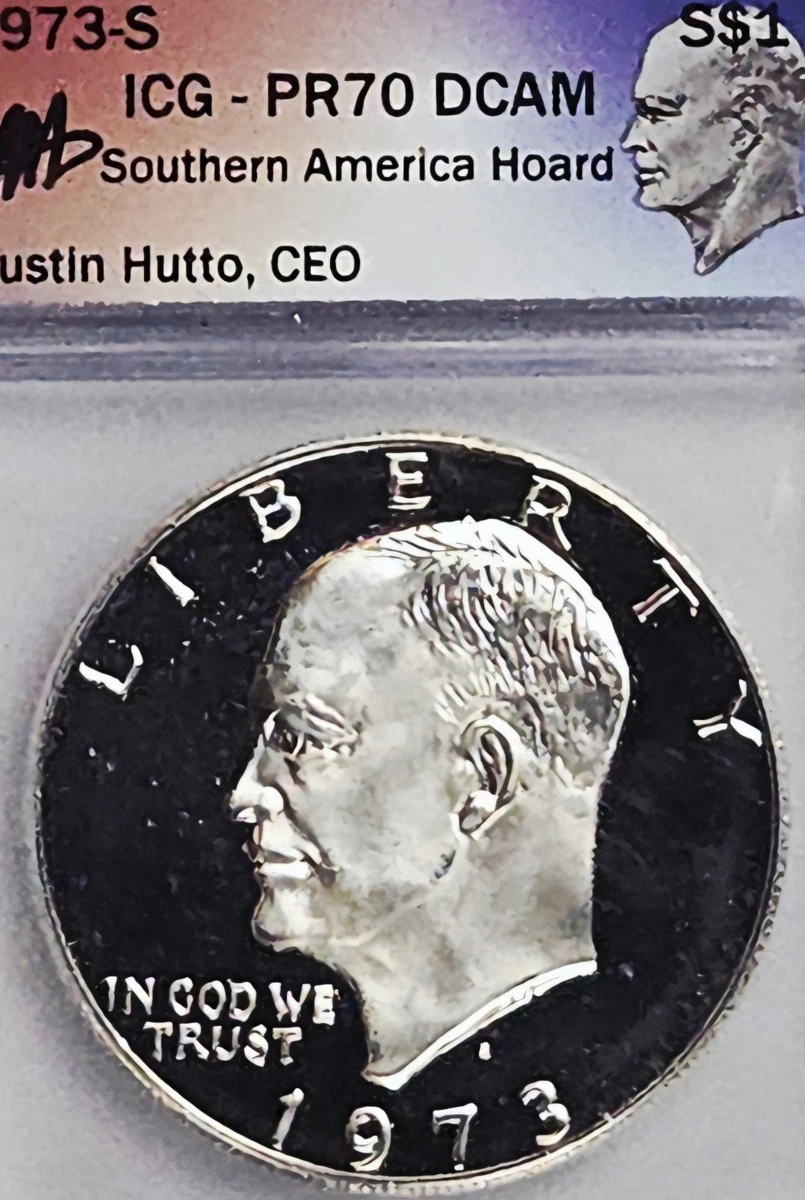 Silver Proof 1973 Eisenhower Dollars (1971-1978) for sale | eBay