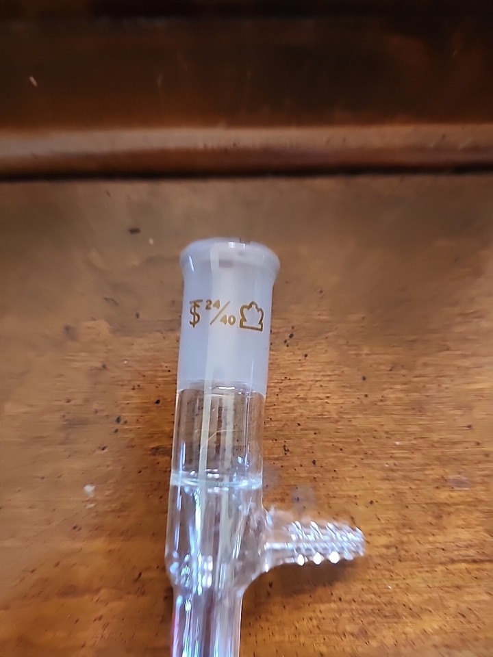 Kontes 24/40 Glass West Distillation Condenser 200mm Jacket 18mm Od eBay