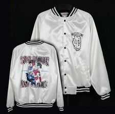 VTG IKWF Wrestling Satin Jacket Men's Large ~ 1993 State Qualifier ~ Very Clean!