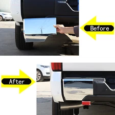 Chrome Rear Bumper End Cap Corner Cover Trim Fit For Toyota Tundra 2022-up ABS