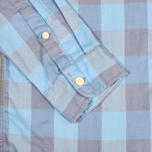 American Eagle Mens Med Shirt Buffalo Plaid Long Sleeve Button Up Seriously Soft - Picture 3 of 19