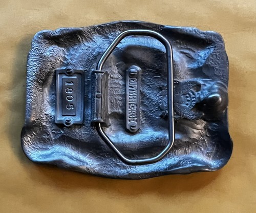VOLUNTEER FIREFIGHTER BELT BUCKLE NEW APPROXIMATELY 3" X 2 3/8" - Picture 2 of 2