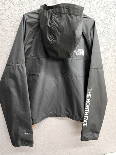 NWT North Face Boys Sz Med 10 Never Stop Black Windwall Wind Breaker Jacket FLAW - Picture 18 of 21