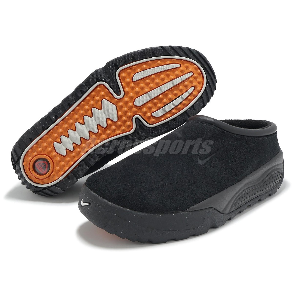 Nike ACG Rufus Triple Black Men Casual Slip On Casaul Nike ACG Rufus Triple Black Men Casual Slip On Casaul