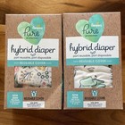 Pampers Pure Hybrid Reusable Cloth Diaper Cover One Size Jungle Floral 0-30 Mos
