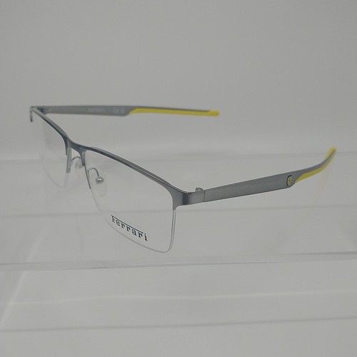 Ferrari FZ7003 Rectangular Prescription Eyewear Frames Brushed Gunmetal/Demo - Picture 2 of 14