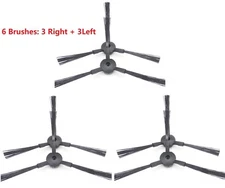 Side Brushes for Ilife Robot VacuumV3s pro/A4s/A4s pro/V5s pro/V5s Plus, PX-S010