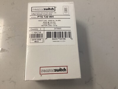 Acuity Brands PTS 720 WH 30 Minute to 24 Hour Timer 120-277V