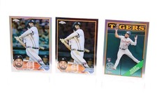 Riley Greene 2023 Topps Chrome Refractor RC+35th Anniversary RC+Base RC Tigers