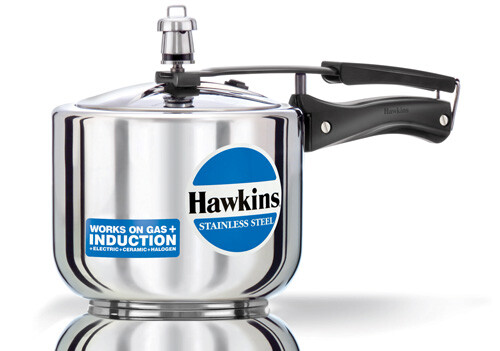 Olla a presión Hawkins de acero inoxidable de 3 L de altura base de inducción cocción rápida - Imagen 1 de 4