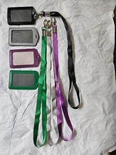 Lanyards for ID Badges w/ Safety Breakaway  Swivel Hook