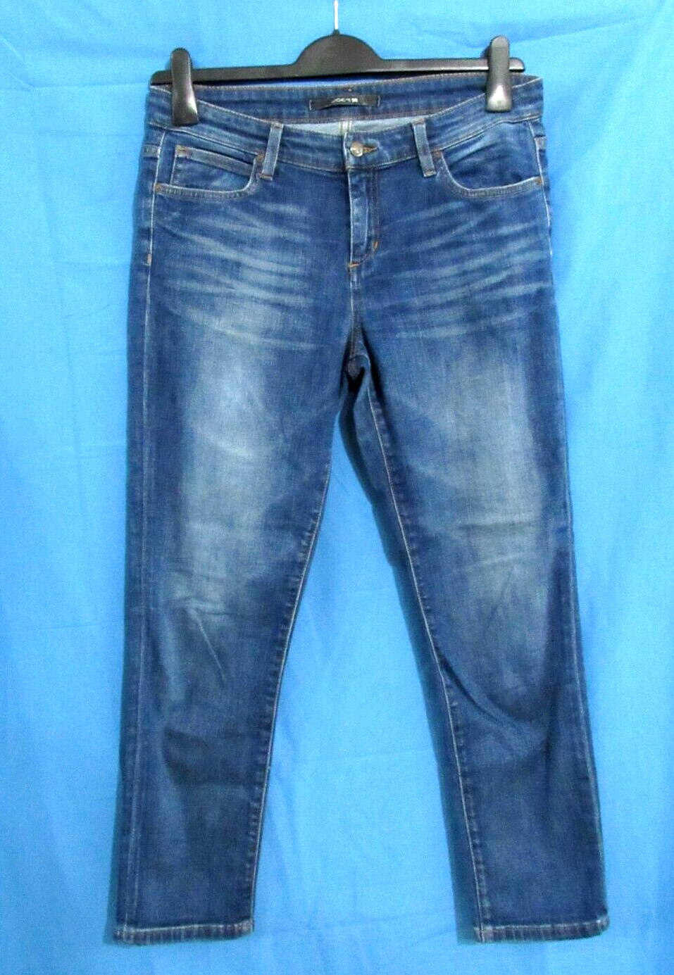 JOE'S #NXI55338 MELODIE Blue Denim STRAIGHT LEG MID-RISE 5-Pocket JEANS Sz W 27