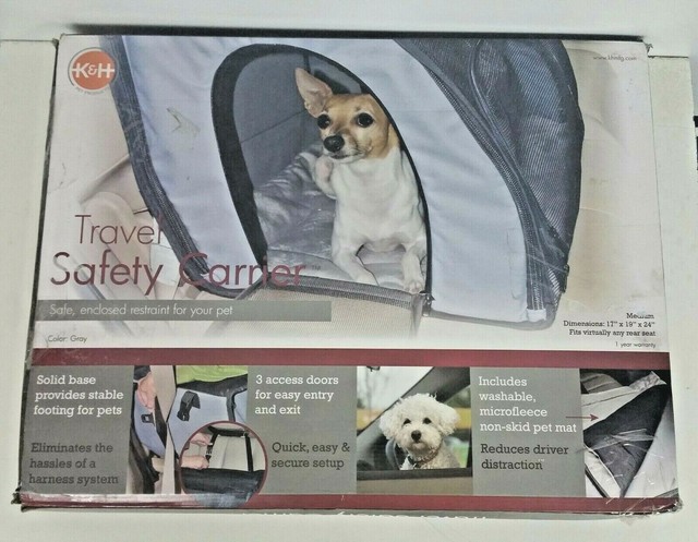 k&h pet products travel safety carrier