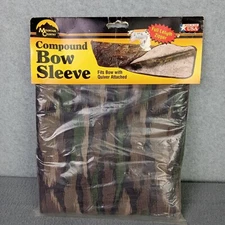 Mountain Country Compound Bow Quiver Sleeve USA Made Camo Full Zipper Vtg
