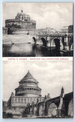 Castel S. Angelo - Sepolcro dell'Imperatore Adriano - Roma - Rome ITALY Postcard
