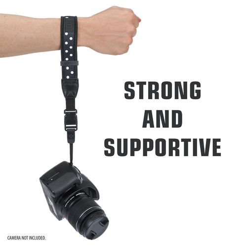 Cinturino da polso per fotocamera digitale con neoprene imbottito e sistema di fibbia a sgancio rapido - Foto 6 di 9