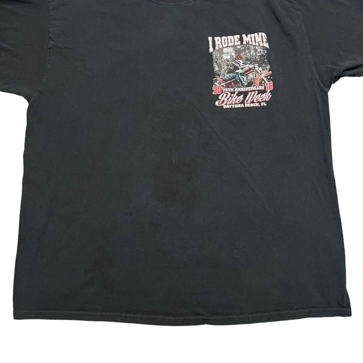 【oan】Florida Daytona Short Sleeve T-shirt Daytona Bike Week 2016 Black XL Short Sleeve T-Shirt | eBay