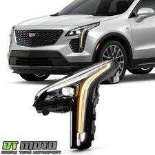 2019-2022 Cadillac XT4 < FULL LED > DRL w/Cornering Lamp Projector Headlight LH