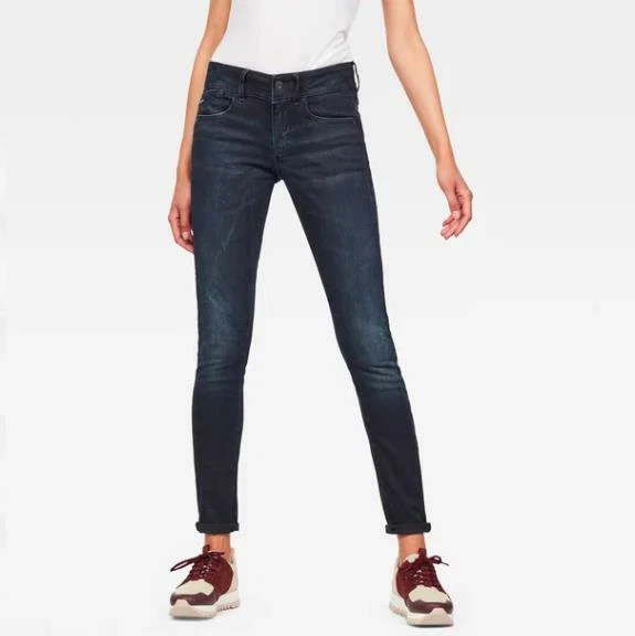 G-STAR RAW Women's Lynn Mid Waist Super Skinny Jeans |