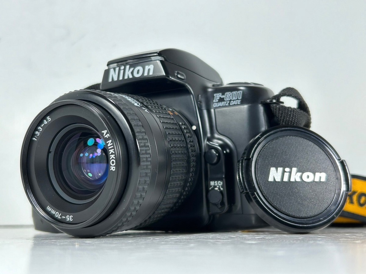 App N-Mint] Nikon F601 QD SLR Film Camera + AF Nikkor 35