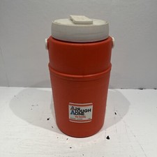 Vintage 1981 The Tough One By Family Water Cooler Jug Red 2 Qts Made In The USA
