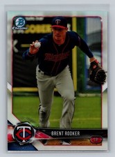 2018 Bowman Draft #BDC-191 Brent Rooker Chrome Refractors