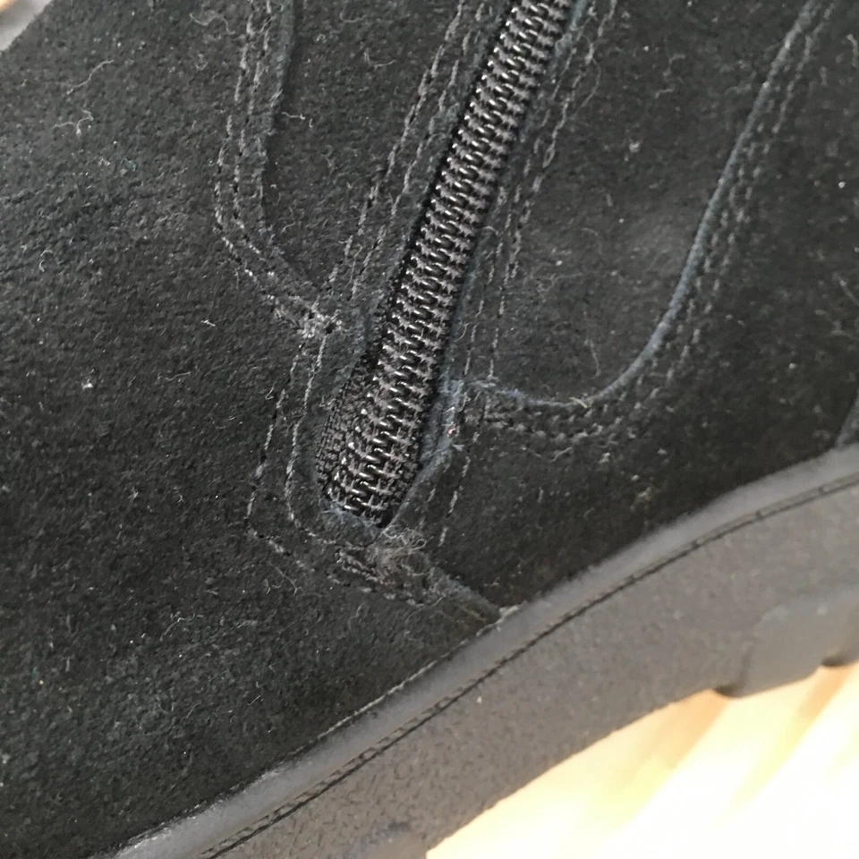 Botas Khombu para mujer 9 Jessica nieve negras forradas de piel cómodas punta redonda tobillo Foto 4 de 4