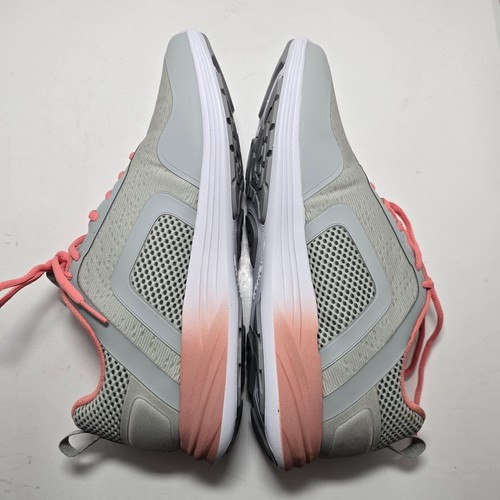 Neu im Karton Vionic Damen-Schnürschuhe grau orange Jojo Ombre Wanderschuhe Größe 10 - Bild 4 von 13
