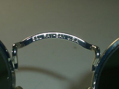 ビンテージ　B&L Ray-Ban　W2104 VINTAGE B&L RAY BAN W2104 XSAS G15 UV SLEEK SHINY SILVER OVAL
