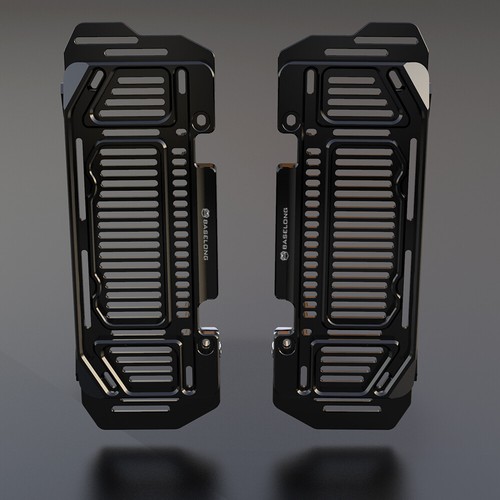 For Suzuki RM250 RM125 DRZ400 DRZ400E DRZ400S DRZ400SM Motorcycle Radiator guard - Picture 4 of 8