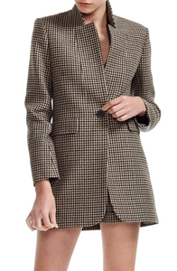 maje houndstooth coat