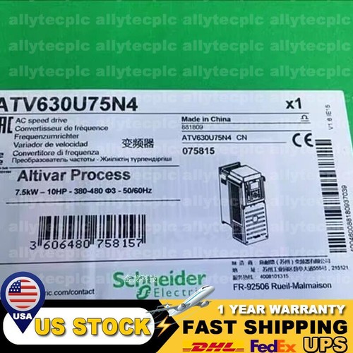 For NEW Schneider ATV630U75N4 frequency converter Original and authent 7.5KW