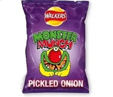 2 X Monster Munch Pickled Onion 72g - (£1.25 Bag)