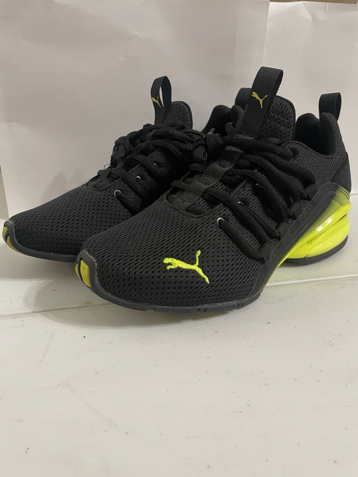 ALTRA Scarpe Puma ragazzo Axelion Fade nero giallo uomo bambini giovani taglia US 5 5 ArchTech