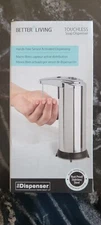 Better Living 8 oz. Touch-Free Soap/Lotion Dispenser Stainless-Steel Multiple