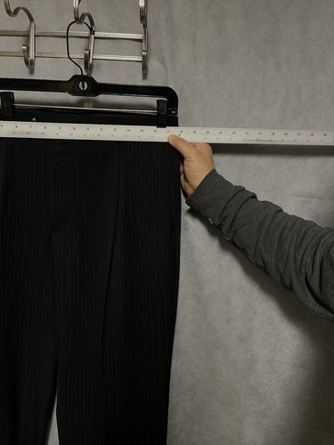 Sean John Suit Men 40R Black Striped Academia 2B Purple Label Pants 35X31 Luxury - Picture 12 of 17