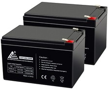 2 Pack - 12V 12AH SLA Battery for Currie eZip E-750 Electric Scooter